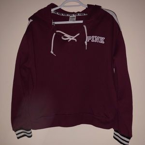 Pink Victoria’s Secret ... crop top sweter